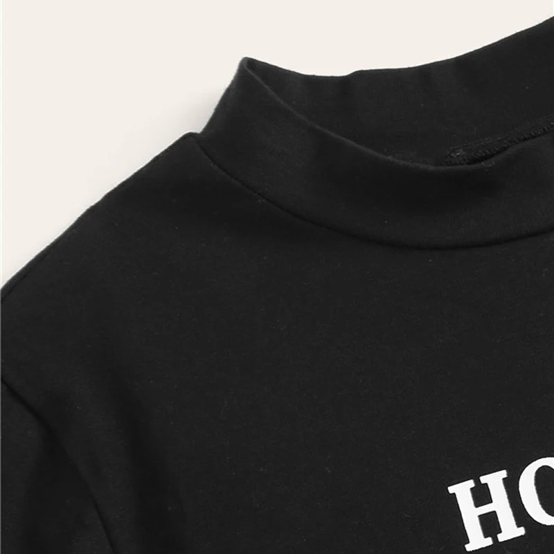 Romwe, Спортивная Футболка с имитацией шеи, женская футболка с перекрещивающимися краями и буквенным принтом, короткий рукав, одноцветная футболка для спортзала, женские футболки для фитнеса и йоги
