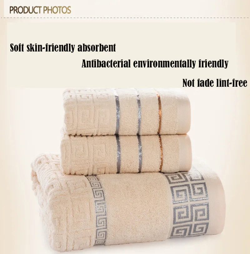 Bath Towels for Adults Sets Serviette De Bains Coton Cotton Luxury Towel Soft Super Absorbent Cloth Cotton Towels Bathroom 60T41