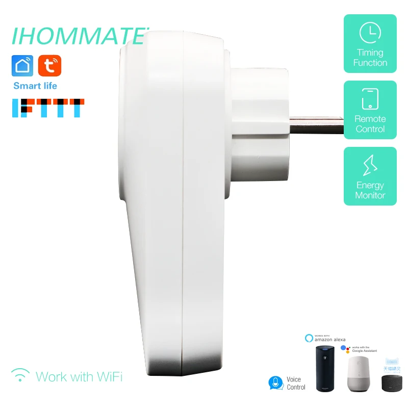 10 шт. 16A Smart life APP Wi Fi умная розетка ЕС Корея Россия вилка монитор питания умный
