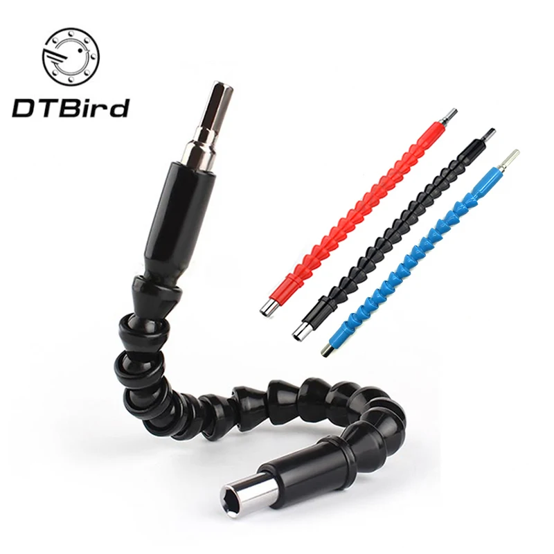 Инструменты для ремонта черный 200/295 мм гибкие биты вала удлинительная Отвертка Держатель Бит подключение звено электроники дрель 1/" шестигранный хвостовик