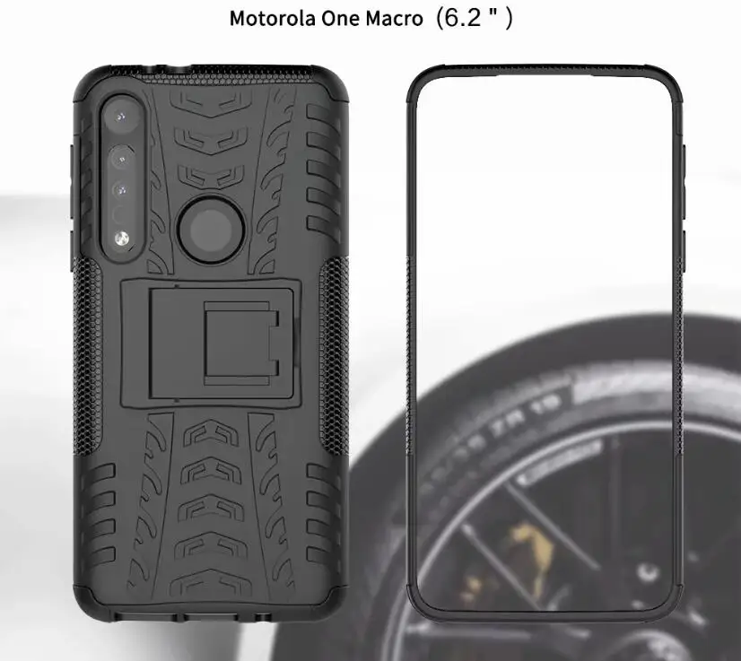 Чехол для Motorola One Macro+ мягкий гибридный защитный силиконовый чехол из закаленного стекла Motorola Moto G8 Play