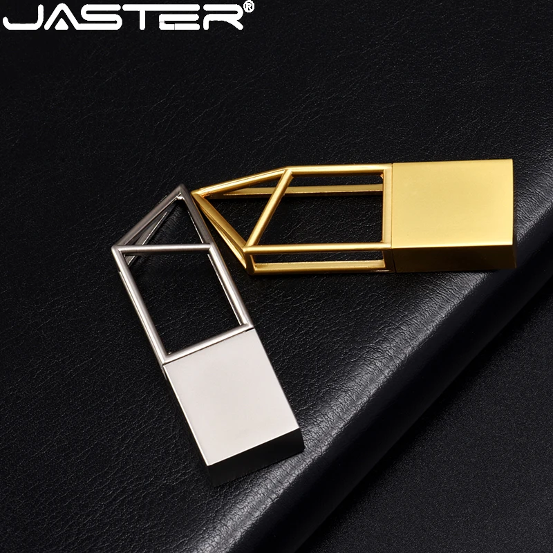 

JASTER Mini USB flash drive USB2.0 Metal waterproof Memory Stick 4GB 16GB 32GB 64GB Flash Disk Silver Pen Drive Custom logo Gift