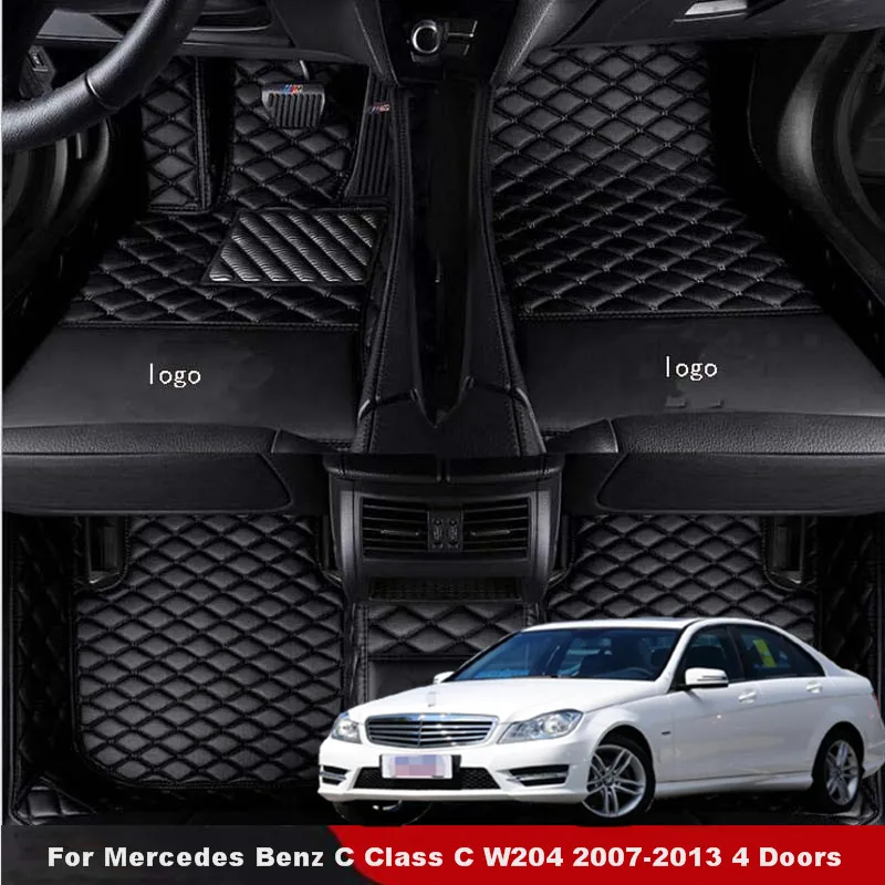 Car Floor Mats For Mercedes Benz C Class C W204 20072013 4 Doors C