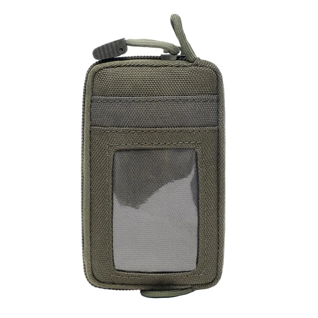 Army Green Мини-кошелек из ткани Оксфорд с отделением для карт и отделением для денег - Color: Army Green