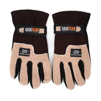 

Gloves Fleece Finger Snow Cycling Gloves Thermal Motorcycle Men