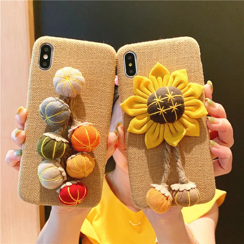 Теплые чехлы для телефонов Essidi с тыквой iPhone 11 Pro Max 6 6S 7 8 Plus X XS XR Xs Чехлы телефона