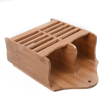 

Bamboo Storage Rack Kitchen Saving Spacer Wall Mounted Hanging Display Storing Utensils Chopsticks Spoon Fork Holders