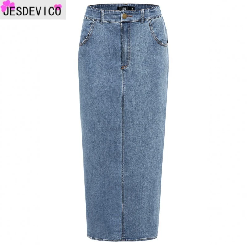 winter denim skirt