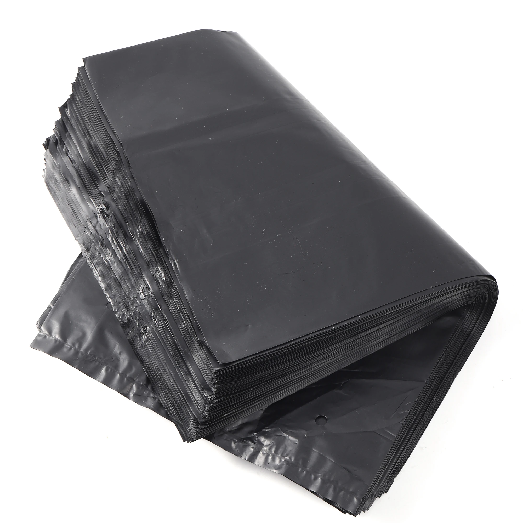 30Pcs PE Plastic Nursery Bags with Breathable Hole Thicken Permeable Growing Bags Garden Seedling Cultivation Transplanting Pot