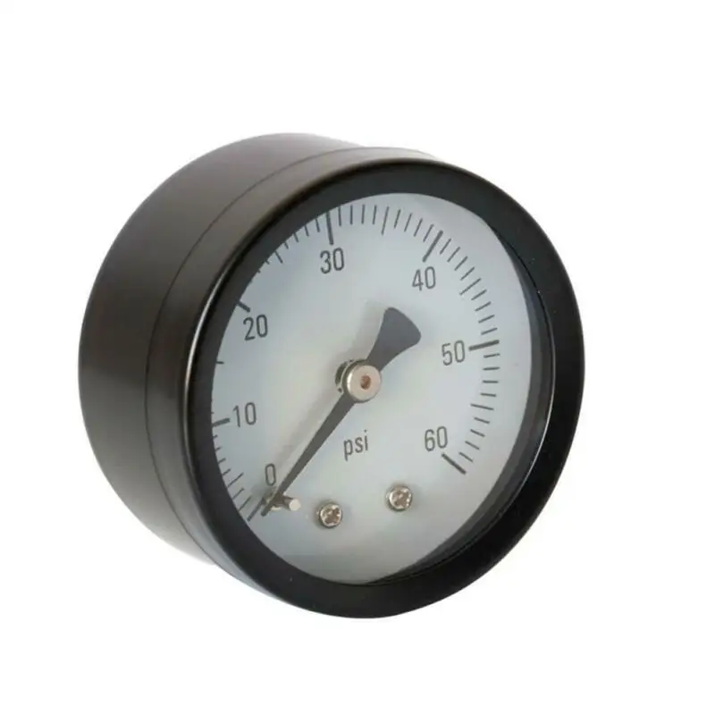 1/4 NPT манометр для воздушного компрессора 0-60psi осевой