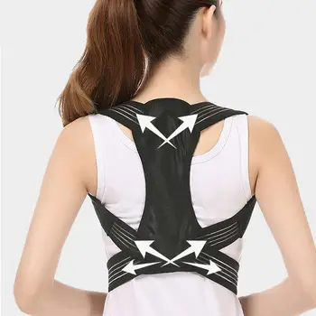 

ZITY Adjustable Sitting Posture Correction Back Brace Clavicle Support Back Posture Corrector Trainer Adults Kids Shaper Belt