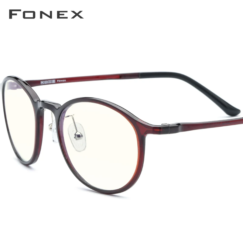FONEX Ultem TR90 анти синий светильник, очки для мужчин, очки, очки для женщин, анти синий игровой компьютер, очки AB04
