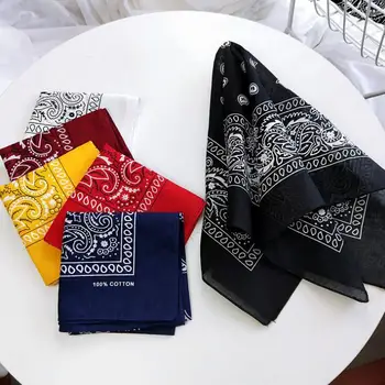 

55CM Cotton Scarf Luxury Brand Women Twill Silk Scarf 2020 Animal Pattern Headband Print Scarf New Fashion Small Square Scarves