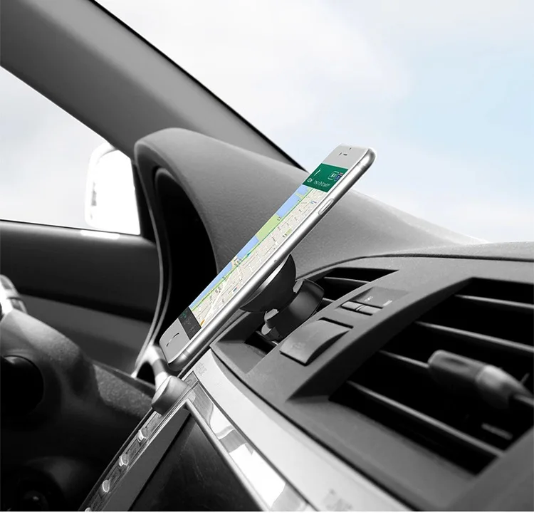 Магнитный держатель для телефона, поддержка телефона, держатель на вентиляционное отверстие автомобиля, вращающийся на 360 градусов магнит, подставка для сотового телефона, держатель для huawei iPhone
