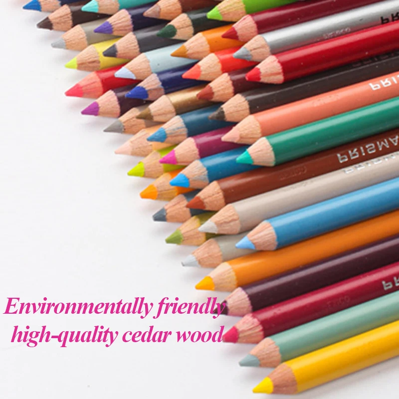 PRISMACOLOR 유성 컬러 연필 세트, 드로잉 스케치용 목재 컬러 연필, 학교 학생 미술 용품, 12 색, 24 색, 36/48 색