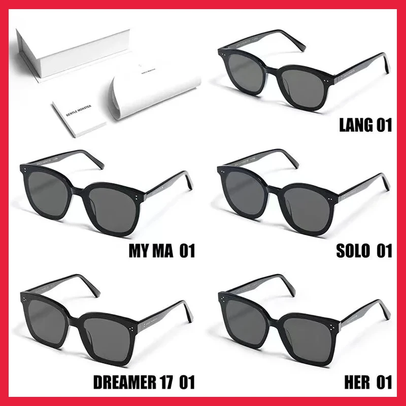 sunglasses for women Gentle Monster Sunglasses Women Square Frame Sun glasses Solo Korea Brand Design GENTLE Sunglasses Women Men With Oringnal Case ladies sunglasses