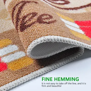 

Kitchen rugs, 9 types, 6 sizes, non-slip cross-textured latex bottom, easy to clean, beautiful, wear-resistant and mildew-proof