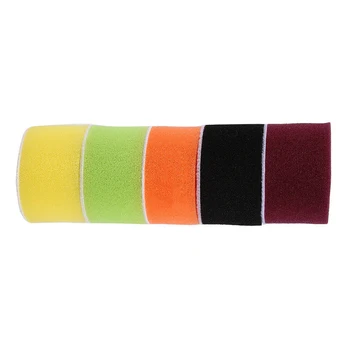 

16pcs Round Flat Sponge Waxing Polishing Pads Mat Buffing Detailing Tools Set