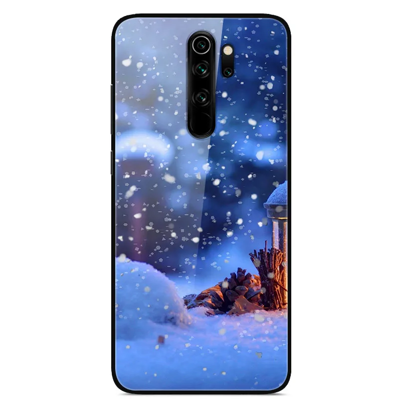 6,53 ''для Xiaomi Redmi Note 8 Pro Чехол из закаленного стекла жесткая задняя крышка защитный чехол для телефона s для Redmi Note8 Pro 8Pro бампер - Цвет: 39