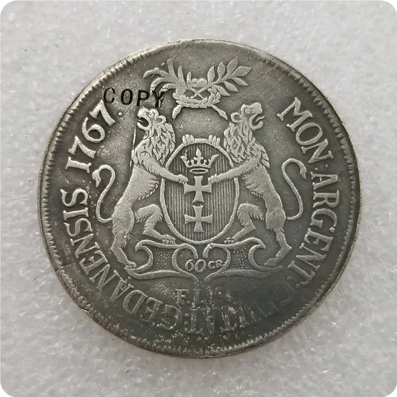 Польша: 2 zlote(60 брутто) 1767-Станислаус авгст. Памятные монеты-копии монет медаль коллекционные монеты имитация монеты