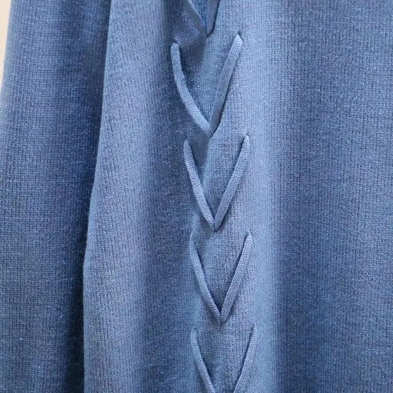 Женские свитера размера плюс 2XL-3XL, повседневная трикотажная верхняя одежда, топы с длинными рукавами, Свитера с высоким воротом