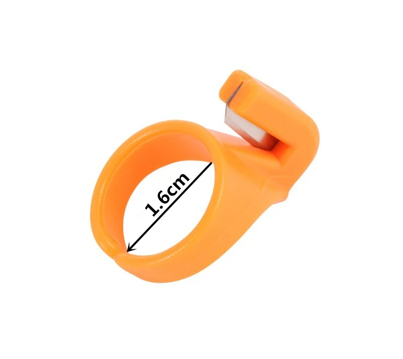 Description Picture 4 of item2Pcs New Finger Blade Needle Craft Home Plastic Thimble Sewing Ring Thread Cutter DIY Household Sewing Machine Accessory 7YJ327