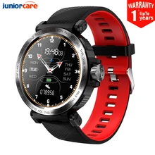 S18 relógio inteligente homem tela cheia de toque ip68 à prova dip68 água esporte relógio smartwatch monitor freqüência cardíaca ios android telefone inteligente wearable