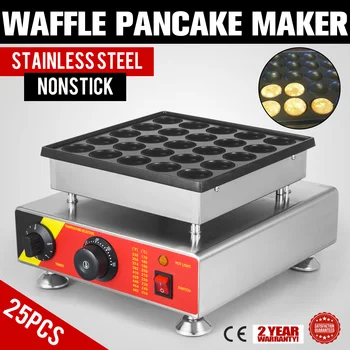 

Generic Nonstick Electric 25pcs Mini Round Waffle Maker Baker Machine 220V