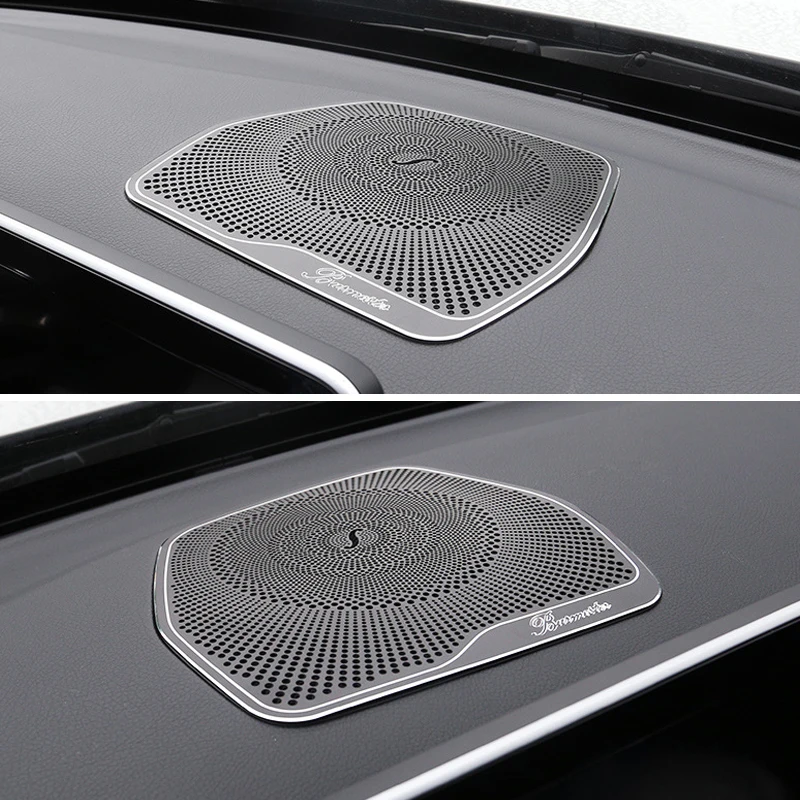 

For Mercedes Benz W205 GLC C Class C180 C200 Car styling Audio Speaker Dashboard Loudspeaker Cover Stickers Trim Accessories LHD