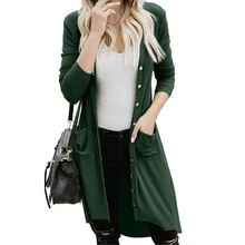 Женский Длинный Кардиган большого размера, трикотаж, ассиметричный длинный рукав, v-образный вырез, Свободный кардиган, пальто, Весенняя Осенняя верхняя одежда, черный, белый