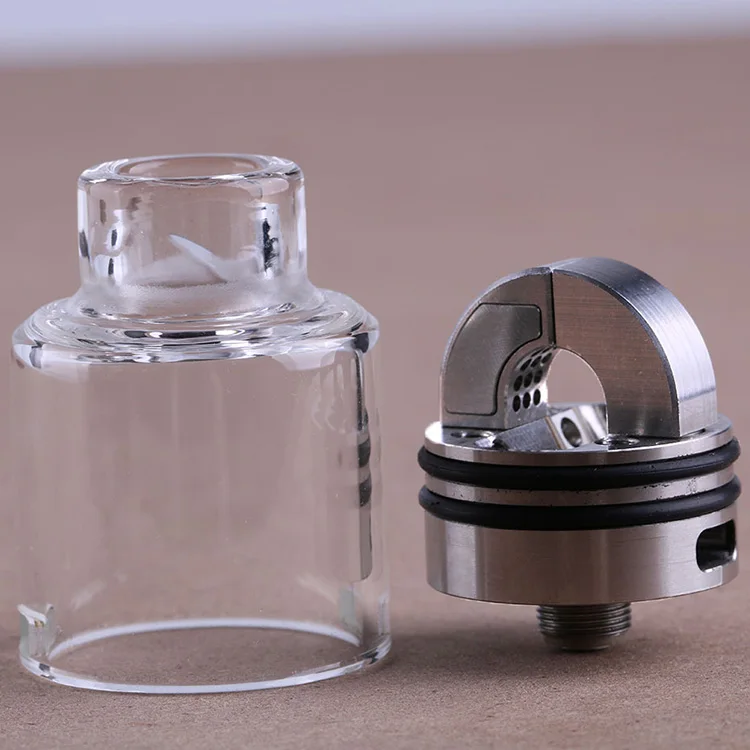 Hugsvape Ringlord RDA сетчатая катушка DIY Rebuildable стеклянный бак 27 мм Squonk Vape танк с BF контактный распылитель