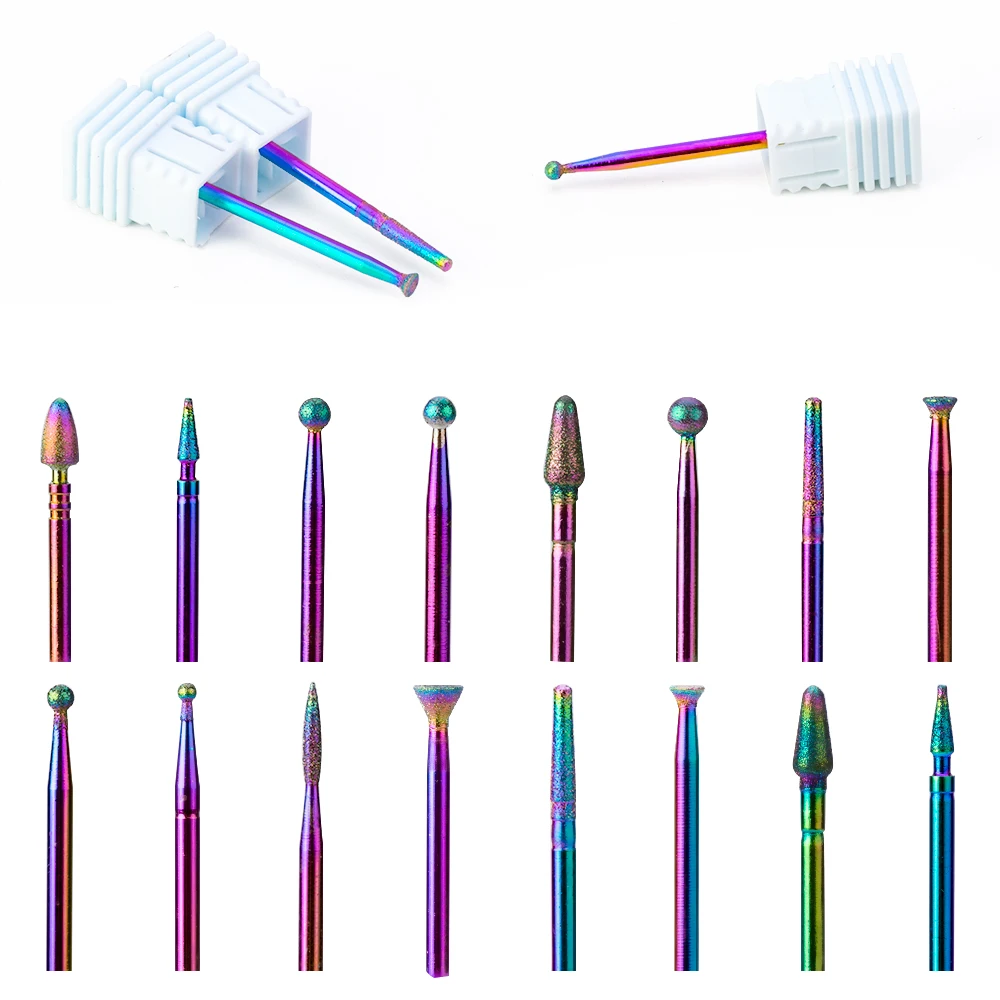 

1pcs Diamond Nail Drill Milling Cutter for Manicure Rotary Nail Drill Bit Electric Milling Cutters Electric Mills Burr Grinder
