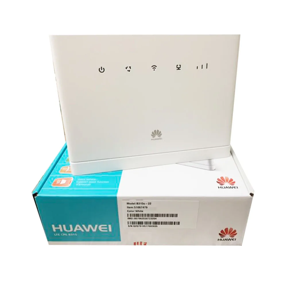 Разблокированный Wi-Fi роутер HUAWEI B315S-22 CPE 150 Мбит/с 4G LTE FDD беспроводной шлюз с 2