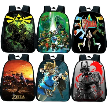 

2020 The Legend of Zelda Cute School Backpack Kindergarten Kids Cartoon Rucksack Beautiful Pattern Children Primary School Bag