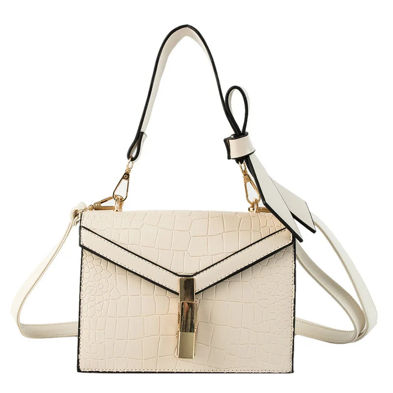 

Designer Bags Famous Brand Women Bags 2020 Quality PU Leather Women's Stone pattern Lock Chain Shoulder Messenger bag sac femme
