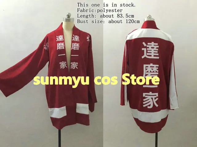 High Low Daruma Ikka Iwada Mondoumuyou Red Happi Color And Words Can Change Cosplay Costume Wholesale Aliexpress High Low Daruma Ikka Iwada Mondoumuyou Red Happi Color And Words Can Change Cosplay Costume Wholesale Aliexpress