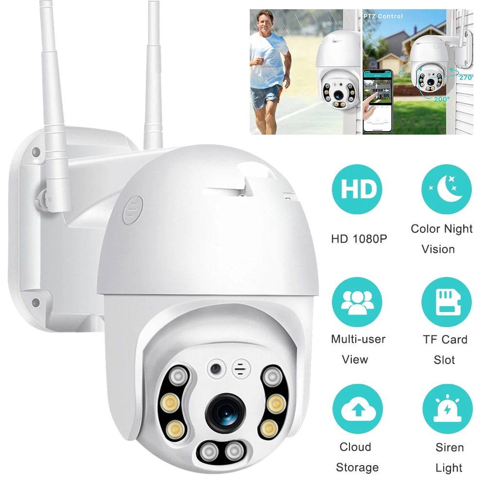 Скоростная купольная IP-камера 1080P 2 МП | Безопасность и защита