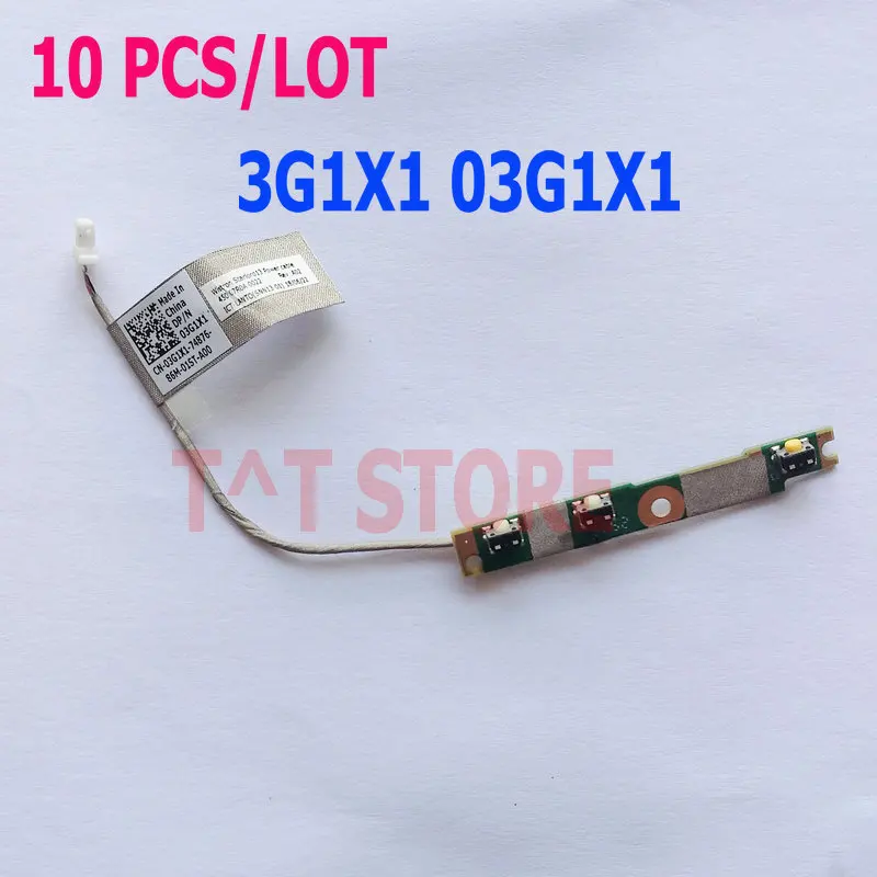 Genuine Dell Inspiron 13 5378 Power Button Board w// Cable 3G1X1 03G1X1