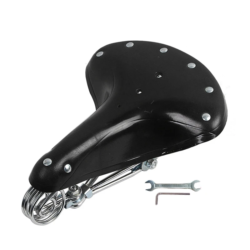 

Cycling Bike Saddle Soft Bicycle Seat Cover Riding Cover Breathable Leather