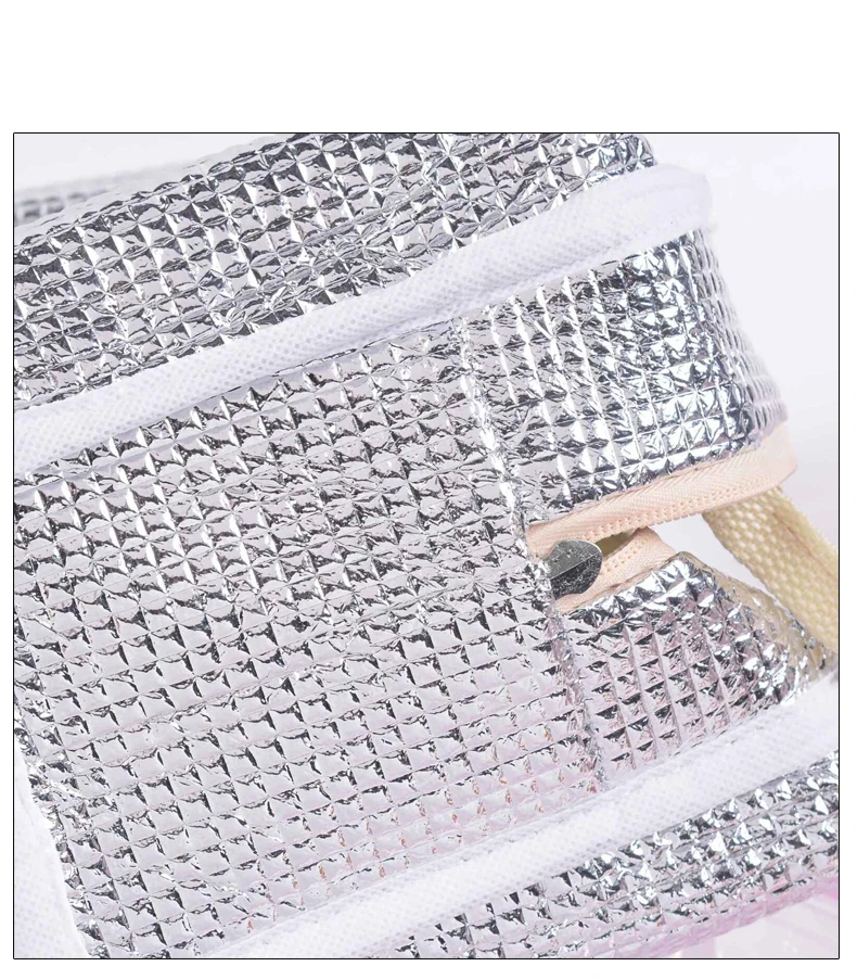 wholesale Insulated Lunch Bag Children Thermal Stripe Tote Bags Cooler Picnic Food Lunch box bag for Kids Man Ladies outside