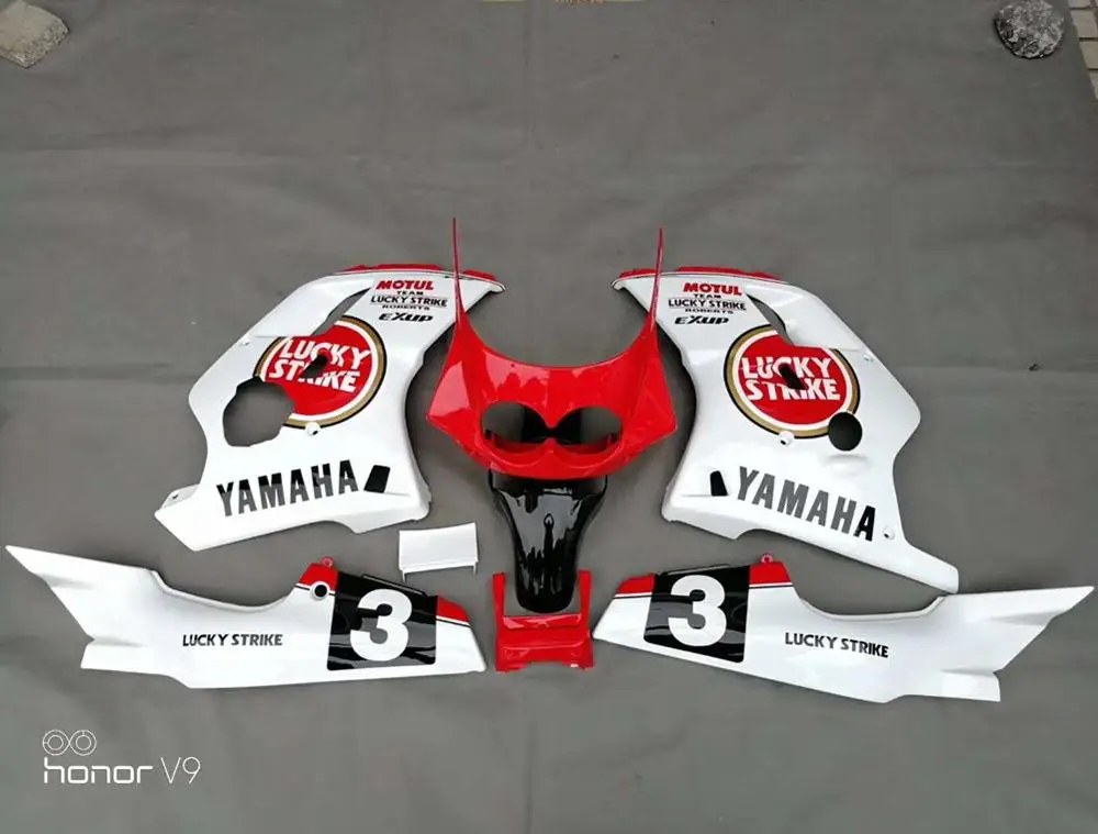 FZR250 FZR250R 3LN-1 обтекатель кузова рамка Комплект двойные фары боковые защитные крылья от Yamaha FZR 250R 3LN