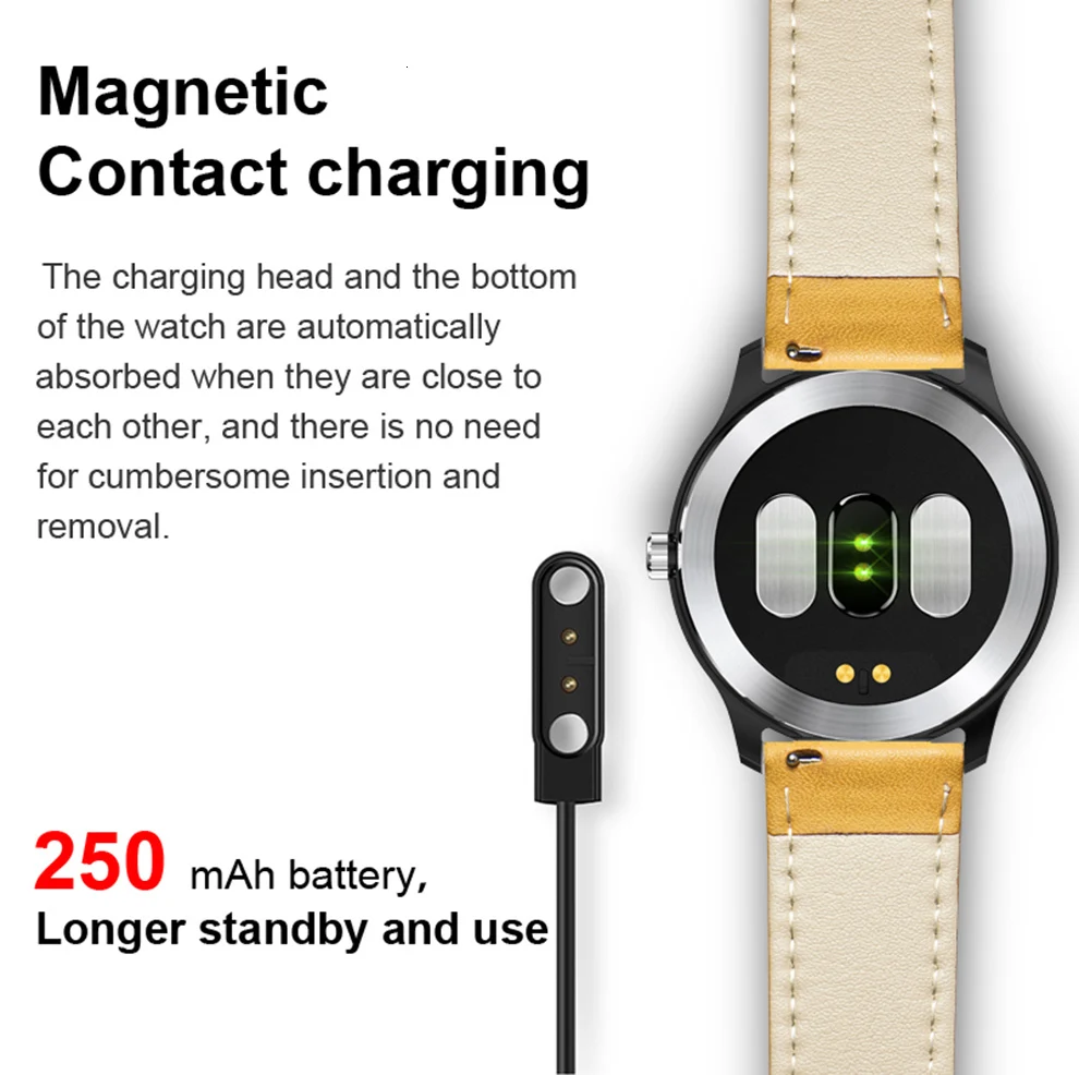 Jelly Comb N58 Smart Watch ECG PPG Blood Pressure Measurement Electrocardiograph Ecg Display Holter Men Smartwatch Waterproof