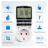 TM02 /TM03 /TM04 Electronic Digital Timer Kitchen Timer Socket Outlet Programmable Timing   Power Metering  Socket 43% OFF 2