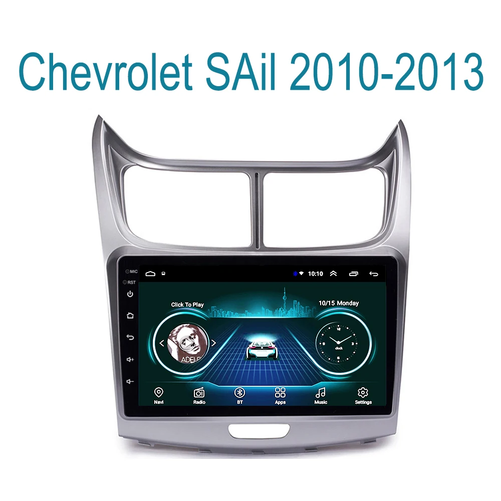 Автомагнитола для Chevrolet SAil 2010 2012 2013 GPS-навигация мультимедийная система DVD-плеер