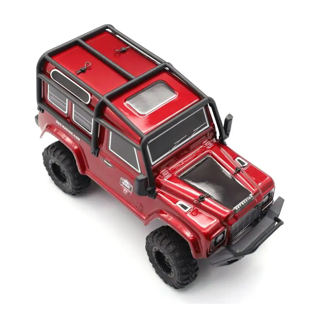 Red 1battery RCtown RGT 136240 V2 1/24 2,4G RC автомобиль 4WD 15 км/ч автомобиль RC Рок Гусеничный внедорожник - Цвет: Red 1battery