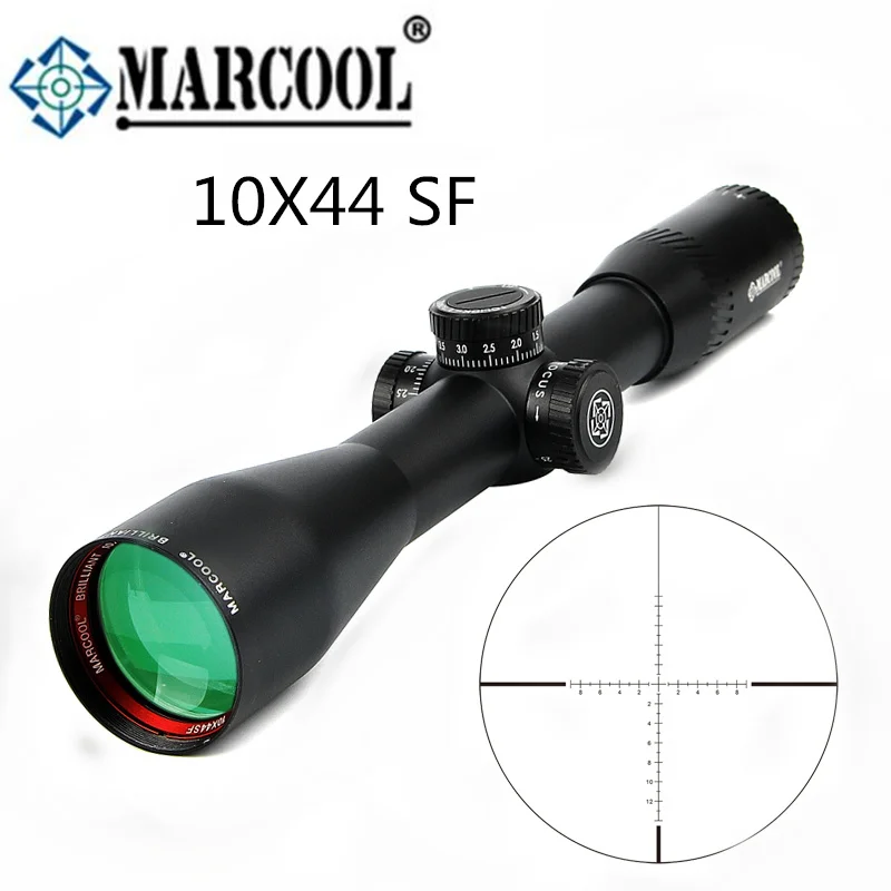 

Marcool Riflescope 10X44 SF HD Red Ring Tactical Airsoft Air Rifle Optical Collimator Sight Rifle Scope For Hunting