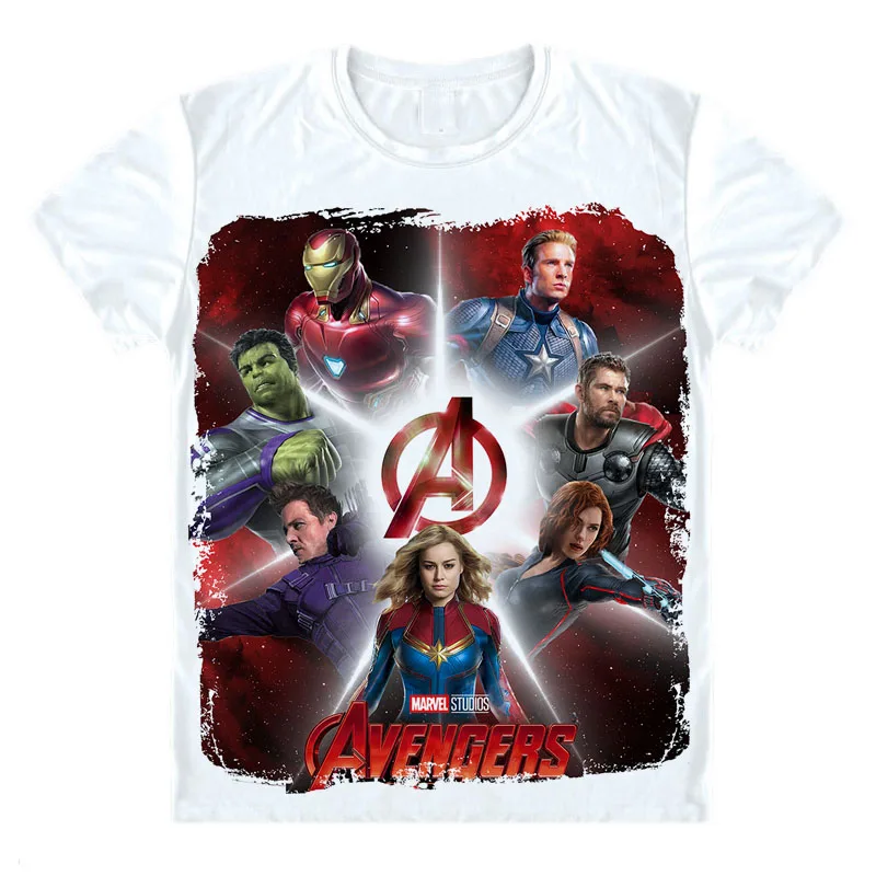 Мстители футболка Железный человек Капитан Америка Железный человек соколиный глаз, Черная Вдова Халк футболка "Марвел" Мстители супер герой 3D принт футболка - Цвет: 31