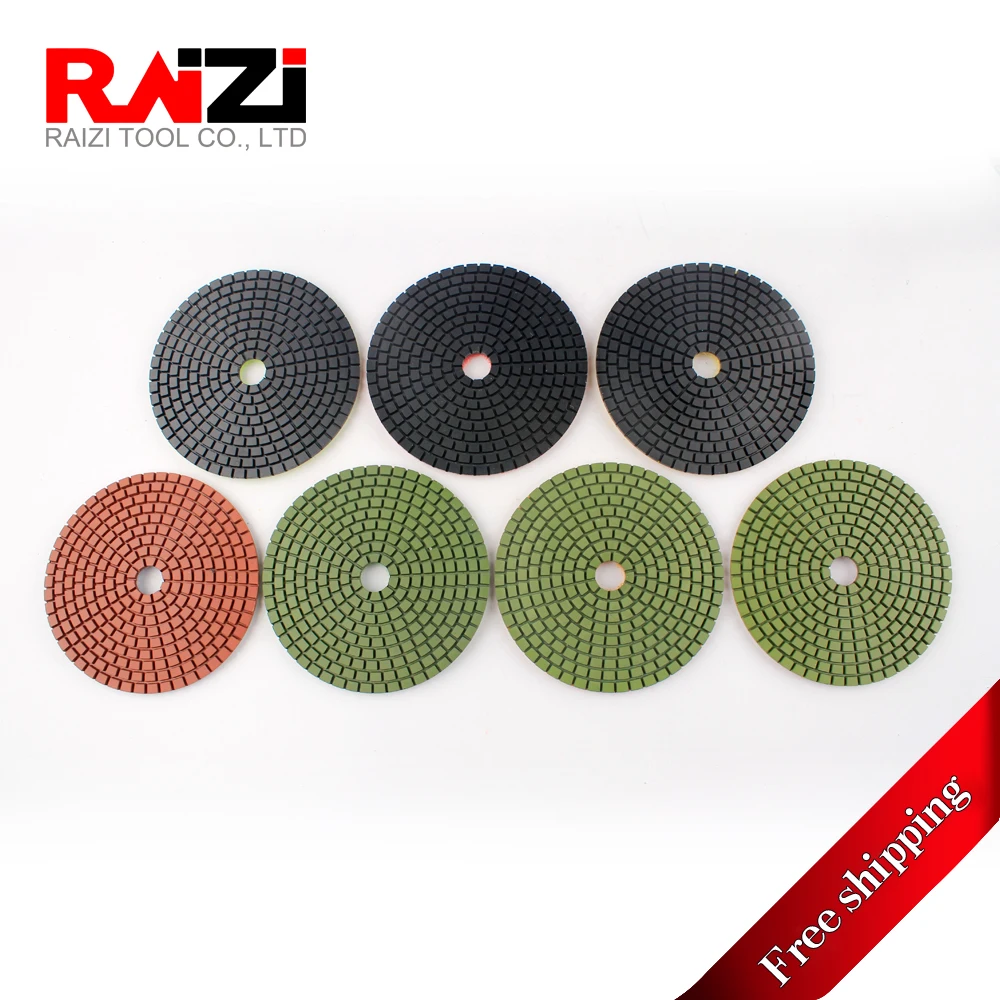 Raizi7PcsBestGranitePolishingPadsSetDiamondWetPolishingDisc