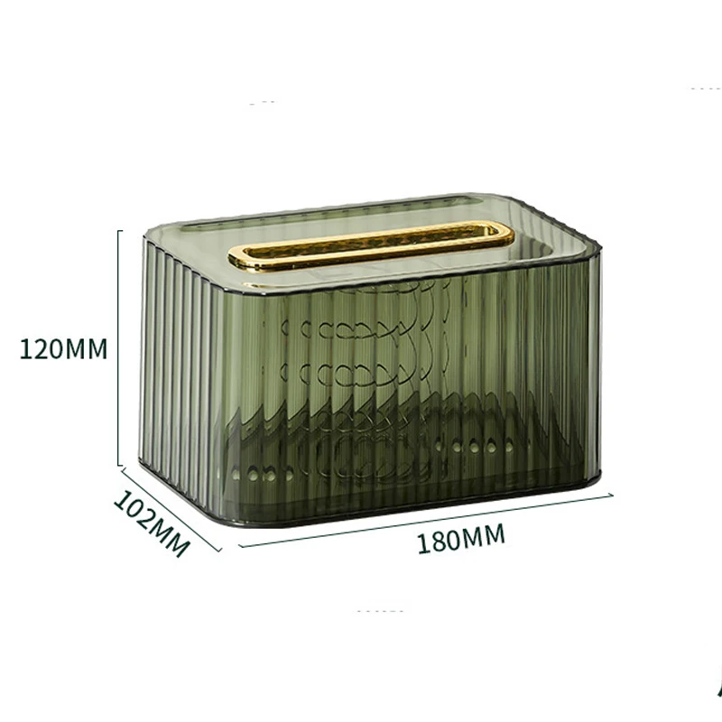 Household Tissue Box Transparent Desktop Tissue Box Pumping Paper Storage Living Room Dining Room Coffee Table Decoration tissue box,tissue dispenser