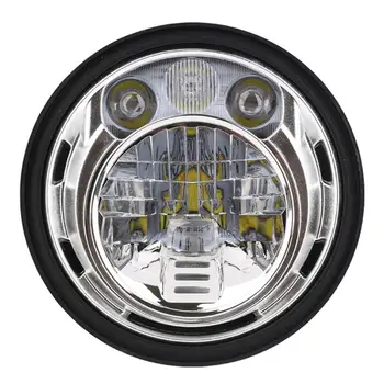 

1 Pair 7 Inch Waterproof Durable Big Headlight For Long Life Suitable For Motorcycles Black Headlight